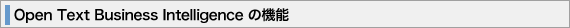 Open Text Business Inteligence �̋@�\