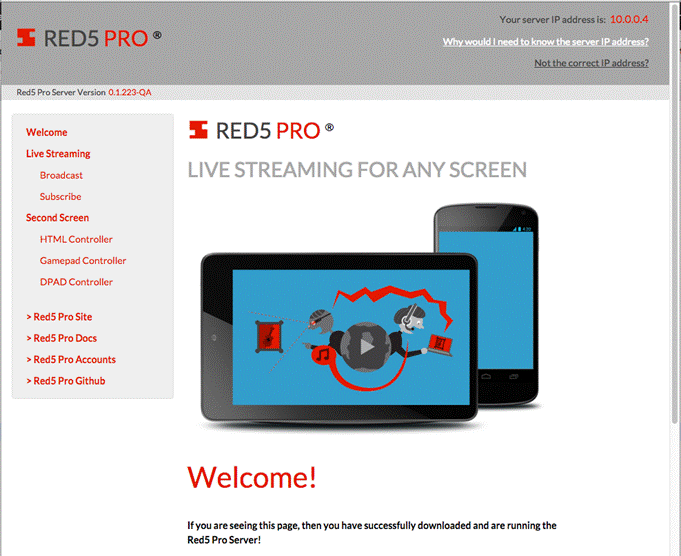 Red5 Pro Application