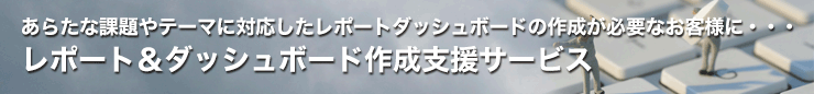 レポート＆ダッシュボード作成支援サービス